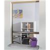 Huspert Zanzariera in alluminio a rullo verticale Marrone / 160x160