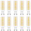 HUAMu Lampadine LED G9 Luce Fredda, 7W 700LM LED G9 Bianco Caldo 2700K, Equivalente a 70W Lampada Alogena, Angolo a fascio 360°, AC220-240V, Non Dimmerabile, Confezione da 10