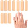 JOOTUEPO 10 Pezzi di Gel Manicotti Copridita Morbidi e Resistenti per la Protezione Delle Tue Dita, Proteggi Dita in Silicone Ideali per Casa e Lavoro