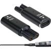 cxxtkcxxlc 15V Type-C Rasoio Elettrico Barba Regolabarba Caricatore Universale per O Blade QP6530/QP6520/QP6510 O Blade Ricambi HQ8505, Stessa Velocità e Ridotte(Cavo Escluso)
