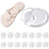 TRKETK 8 Paia Protezioni per Dita dei Piedi Silicone, Cuscinetti in Gel Protezione Infradito Silicone Trasparente Cuscinetti Anteriori per Infradito Cuscinetti in Gel per Uomini e Donne