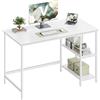 VASAGLE Scrivania per Computer, Scrittoio, 120 x 60 x 76 cm, Moderno, Tavolo da Lavoro, per Ufficio Camera da Letto Soggiorno, Bianco Acero LWD047W44