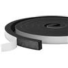 CJMUQHEHH Nastro autoadesivo in schiuma, guarnizione finestra,6 m x 12 mmx 6mm, Nero, Isolante e Resistente agli Agenti Atmosferici