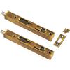 Zerniple 6 pollici acciaio inox scorrevole porta chiavistello bronzo dorato filo bullone con viti per camera da letto, armadio