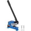 VEVOR Cesoia Manuale per Piastre da 8" per Lavorazione di Lamiere, Taglierina da Banco HS-8 con Materiale Q235, per Artigianato, Lavorazione di Acciaio Pressa a Rulli per Costruttori Fai da te
