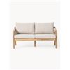 Westwing Collection Divano lounge da giardino 2 posti in legno di acacia Lu -