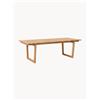 Westwing Collection Tavolo da pranzo da giardino in legno di teak Eiko, 229 x 100 cm