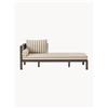 Westwing Collection Lettino da giardino in legno di acacia Bo -