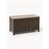 Westwing Collection Cassapanca da giardino in legno di acacia con rivestimento Arkin, larg. 80 cm -