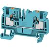 Weidmuller Morsetto passante Weidmuller Push-In 4mmq blu