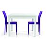 Tavolo bianco POSITANO allungabile a libro 90×90 cm - 180×90 cm