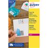 AVERY ETICHETTE BIANCHE COPRENTI L4612-25 BLOCKOUT A4 25 FG 99