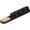 Organizzatore cavi scrivania in silicone con dettagli in bambù Order personalizzate o neutre