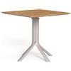 Talenti Meg Tavolo pranzo pieghevole + squared top