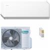 Hisense Condizionatore Hisense Uni HB quadri split 7000+9000+9000+12000 BTU inverter A++ wifi unità esterna 8 kW 4AMW81U4RJC/HB20XU0AG_1/HB25XU0AG_2/HB35XU0AG