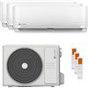 Clivet Condizionatore Clivet Essential 2 trial split 12000+12000+12000 BTU inverter A++ unità esterna 10,5 kW MU2-Y105M-IL3-XY35M-3