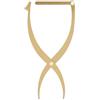 Fabater Righello per Stencil per Sopracciglia, Righello per Trucco per Sopracciglia in Acciaio Inossidabile, Strumento di Misurazione Calibro per Sopracciglia per Microblading (GOLD)