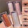 KARLOR Set di 4 ombretti con glitter liquido, ombretto liquido, eyeshadow stick, rosa, argento, oro, viola, shimmer lucido