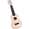 NOENNULL Kit Fai da Te Ukulele da 21 Pollici di Basswood, Kit di Costruzione di Strumenti Completi con Tutte le Parti e Strumenti, Kit Ukulele in Legno Educativo per Adulti e Adolescenti