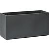 Vaso Rettangolare Effetto Cemento 80x30x40 Teraplast - Rock, BASALT R