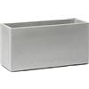 Vaso Rettangolare Effetto Cemento 80x30x40 Teraplast - Rock, CONCRETE