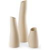 Vaso Elegante di Design da Interno Esterno in Resina Madame Ø35 H60 - Plust, PIETRA