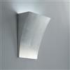 Luce Ambiente e Design APPLIQUE A PARETE A PARETE ALMA ARGENTO 2 LUCI ATTACCO G9 19X10X25CM IN GESSO