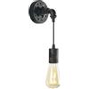 Luce Ambiente e Design APPLIQUE A PARETE A PARETE AMARCORD RUGGINE 1 LUCE ATTACCO E27 10X12X26CM