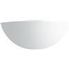 Luce Ambiente e Design APPLIQUE A PARETE ABEL BIANCA 2 LUCI ATTACCO E14 41X17X13CM IN GESSO VERNICIABILE