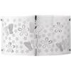 Luce Ambiente e Design APPLIQUE A PARETE BUTTERFLY CROMO 2 LUCI ATTACCO E14 32X9X17CM