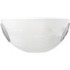 Luce Ambiente e Design APPLIQUE A PARETE CRI BIANCA 1 LUCE ATTACCO E27 30X8,5X15CM IN VETRO BIANCO AGGANCI CROMO E DECORI