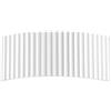 Luce Ambiente e Design APPLIQUE A PARETE CYPRUS IN GESSO BIANCO 2 LUCI ATTACCO G9 35X15X8CM