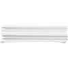 Luce Ambiente e Design APPLIQUE A PARETE FLOW IN GESSO E VETRO BIANCA 2 LUCI ATTACCO E14 37X10X11CM