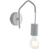 Luce Ambiente e Design APPLIQUE A PARETE HABITAT BIANCA 1 LUCE ATTACCO E27 8X18X17,5CM