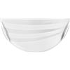 Luce Ambiente e Design APPLIQUE A PARETE KUNA BIANCA 1 LUCE ATTACCO E27 35X8X15CM IN VETRO
