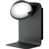 Luce Ambiente e Design APPLIQUE A PARETE LED BOING ORIENTABILE NERA CON USB 2A 5W 500LM 4000K 14X13X19CM