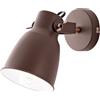 Luce Ambiente e Design APPLIQUE A PARETE LEGEND CORTEN E RAMEN 1 LUCE ATTACCO E27 12,3X22X19,5CM ORIENTABILE