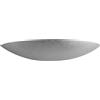 Luce Ambiente e Design APPLIQUE A PARETE LIVIGNO FOGLIA ARGENTO 2 LUCI ATTACCO G9 39X11X6CM
