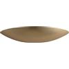 Luce Ambiente e Design APPLIQUE A PARETE LIVIGNO FOGLIA ORO 2 LUCI ATTACCO G9 39X11X6CM