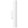 Luce Ambiente e Design APPLIQUE A PARETE LORD BANCA IN ACCIAIO E ALLUMINIO 2 LUCI ATTACCO GU10 5.5X9X35CM