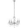 Luce Ambiente e Design LAMPADARIO HOUSTON TRASPARENTE 5 LUCI ATTACCO E14 44X120CM