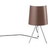 Luce Ambiente e Design LUME MARLEY MARRONE 1 LUCE ATTACCO E14 25X43,5CM IN METALLO