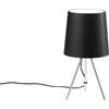 Luce Ambiente e Design LUME MARLEY NERO 1 LUCE ATTACCO E14 25X43,5CM IN METALLO