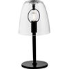 Luce Ambiente e Design LUMETTO ARES TRASPARENTE 1 LUCE ATTACCO E14 18X36CM IN VETRO SOFFIATO