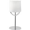 Luce Ambiente e Design LUMETTO ASTORIA CROMO E BIANCO 1 LUCE ATTACCO E27 18X40,5CM
