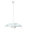 Luce Ambiente e Design LAMPADARIO A SOSPENSIONE ALABASTRO BIANCA 1 LUCE ATTACCO E27 48X120CM