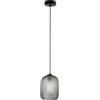 Luce Ambiente e Design LAMPADARIO A SOSPENSIONE ASHFORD OVALE FUME' 1 LUCE ATTACCO E27 15X150CM