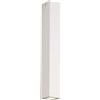 Luce Ambiente e Design PLAFONIERA FLUKE QUADRATA BIANCA 1 LUCE ATTACCO GU10 6X6X40CM