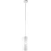 Luce Ambiente e Design LAMPADARIO A SOSPENSIONE BATIK BIANCA 1 LUCE ATTACCO E27 10X10X100CM