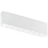 Luce Ambiente e Design PLAFONIERA HAPIS RETTANGOLARE BIANCA 8 LUCI ATTACCO GU10 MINI 39X5,5X11CM IN GESSO VERNICIABILE